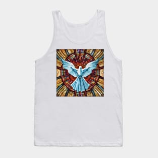 stained glass window in a church Tank Top
